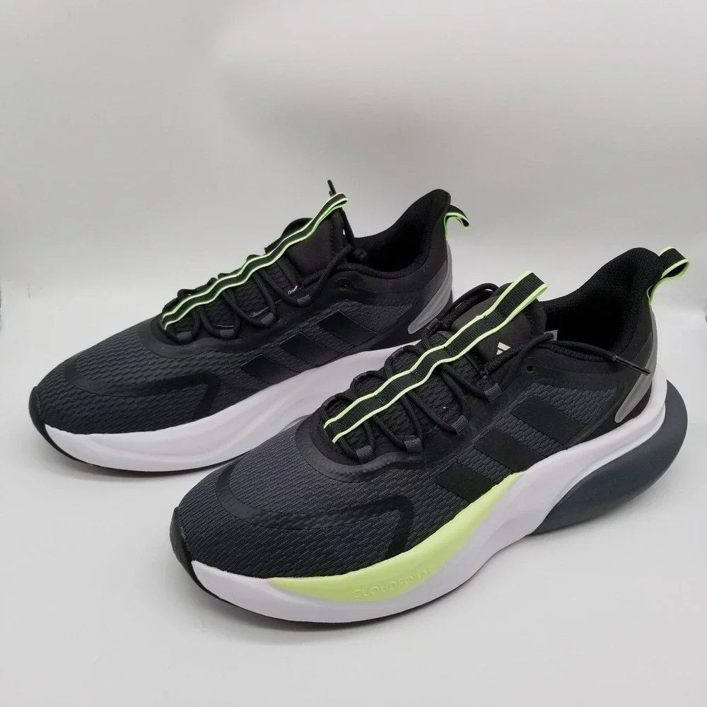 Adidas Alphabounce+ Bounce IG3584 Running Shoes Sz 11.5 Black‎ Low Top Sneakers